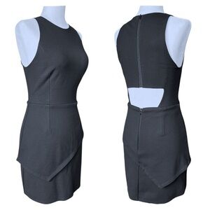 Halston Heritage Cocktail Dress Black Size 0